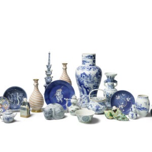 selection of ceramics from peter and mary white collection