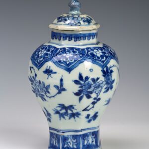 blue and white vase