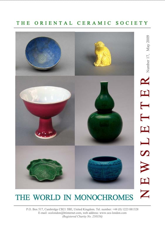 The Oriental Ceramic Society Newsletter 17 May 2009