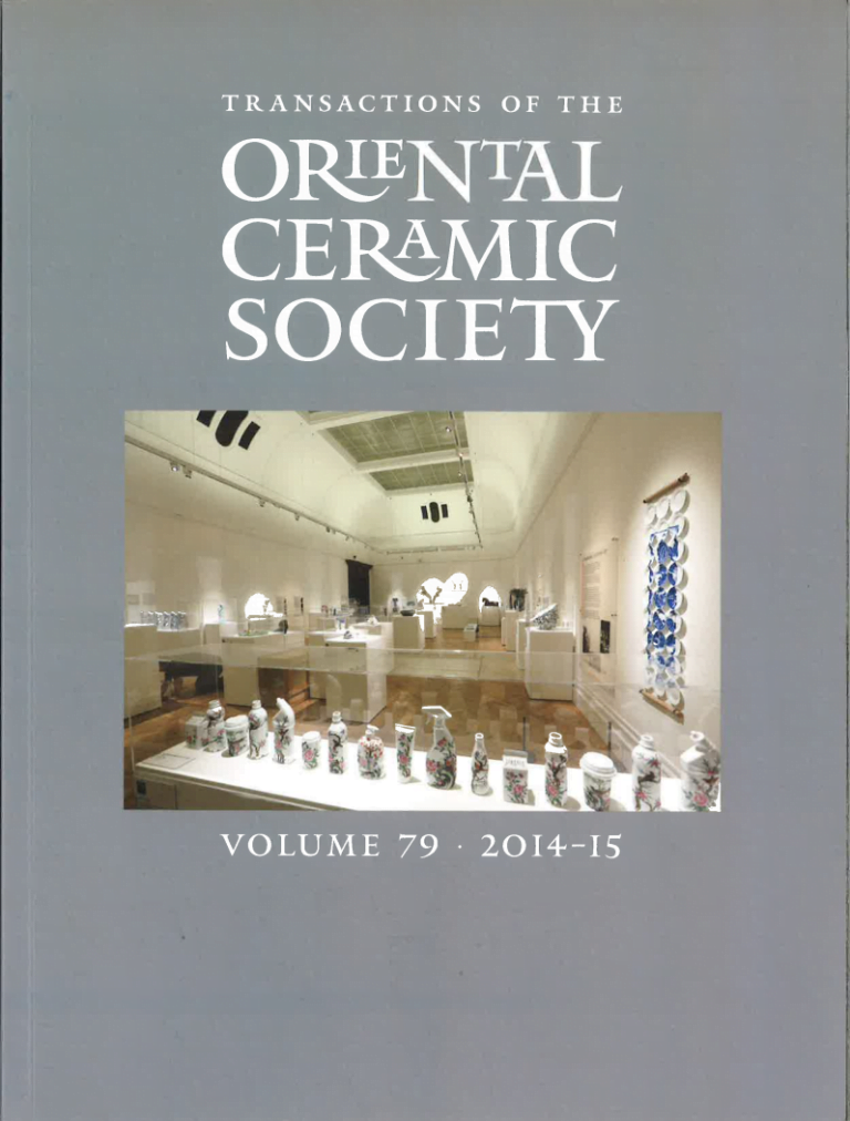 Transactions of The Oriental Ceramic Society 79 2014-15