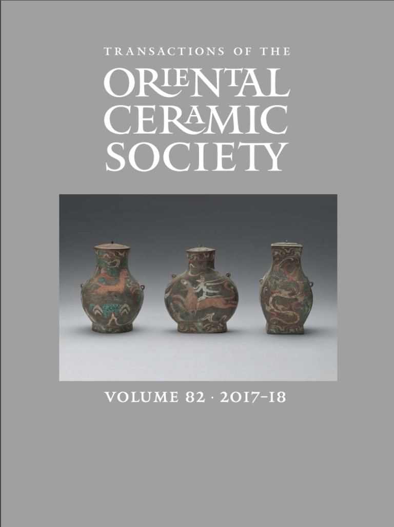 Transactions of The Oriental Ceramic Society 82 2017-18