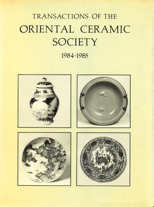 Transactions of The Oriental Ceramic Society 49 1984-85