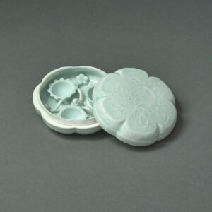 a moulded qingbai flower shaped dish
